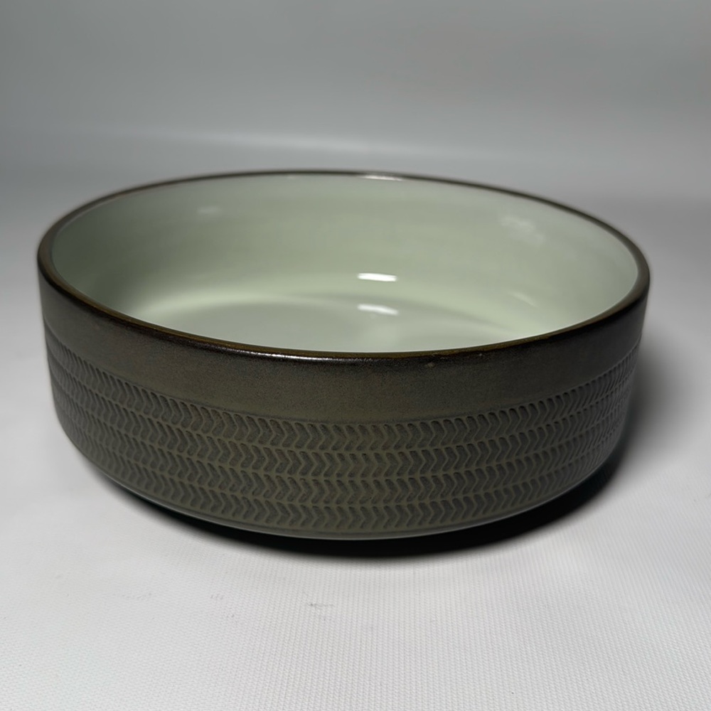 Denby-Langley Camelot Vegetable Bowl - dark green